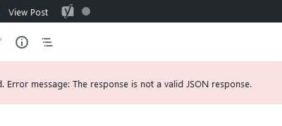 Cloudflare WordPress JSON error